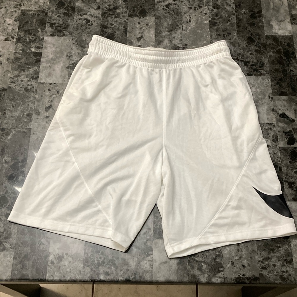 White Nike large men’s shorts
